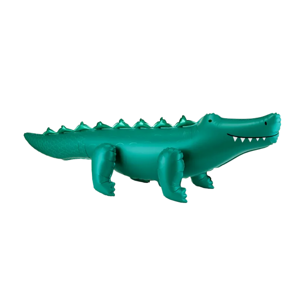 Giant Crocodile Standing Foil Balloon, 49in