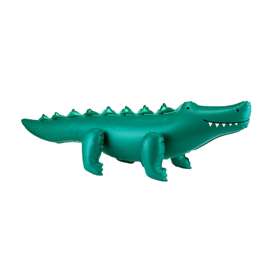 Giant Crocodile Standing Foil Balloon, 49in