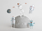 Robot Foil Balloon, 31in