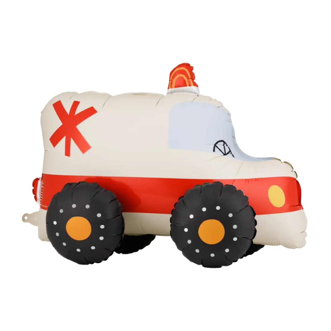 Ambulance Standing Foil Balloon, 26in