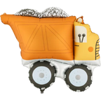Orange Truck Foil Balloon, 34in