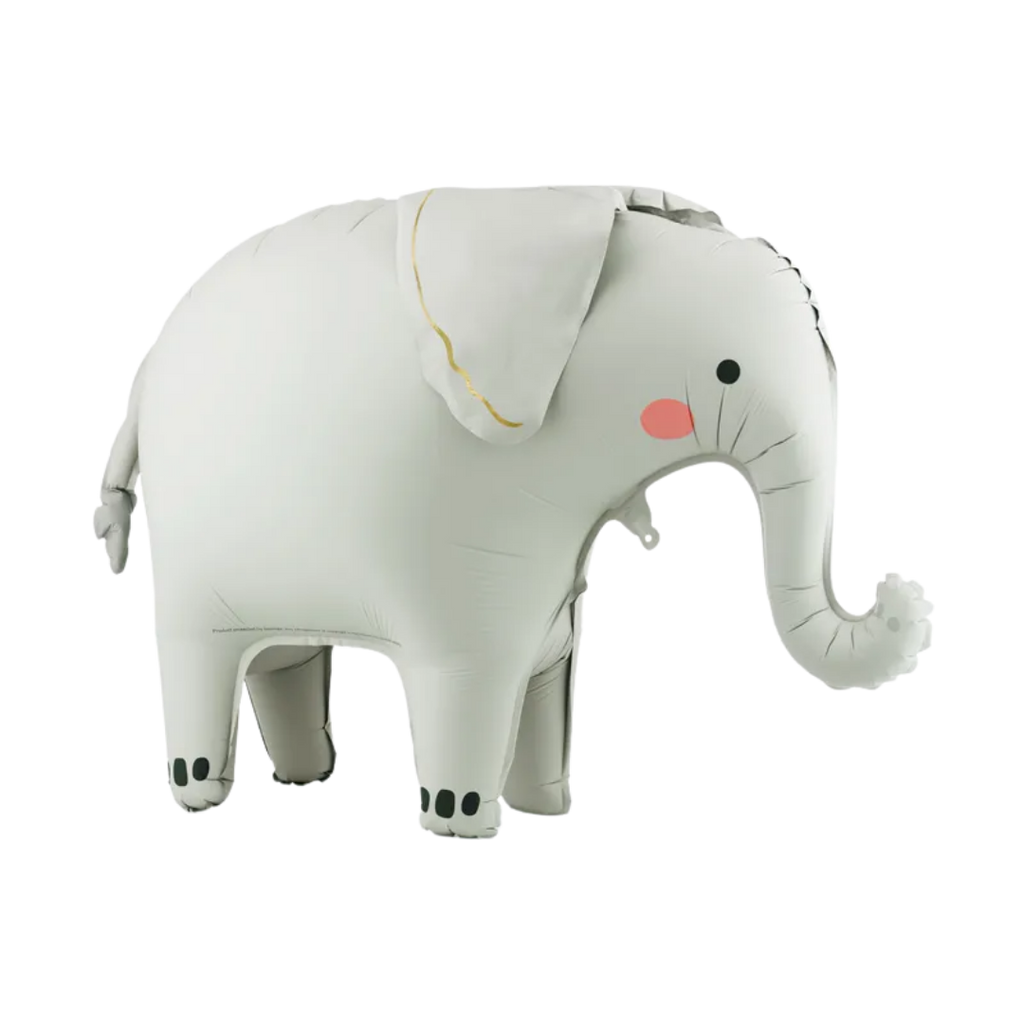 Giant Elephant Standing Foil Balloon, 35in