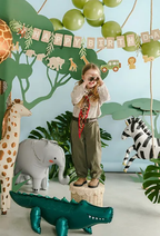 Giant Elephant Standing Foil Balloon, 35in