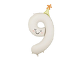 Cream Birthday Number 9 Foil Balloon, 34in