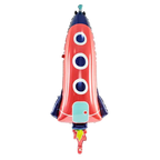 Giant Red Rocket Foil Balloon, 45in