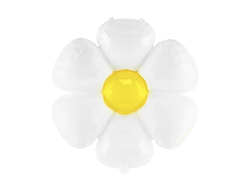 Giant White Daisy Foil Balloon, 40in