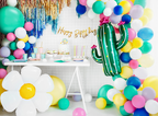 Giant White Daisy Foil Balloon, 40in