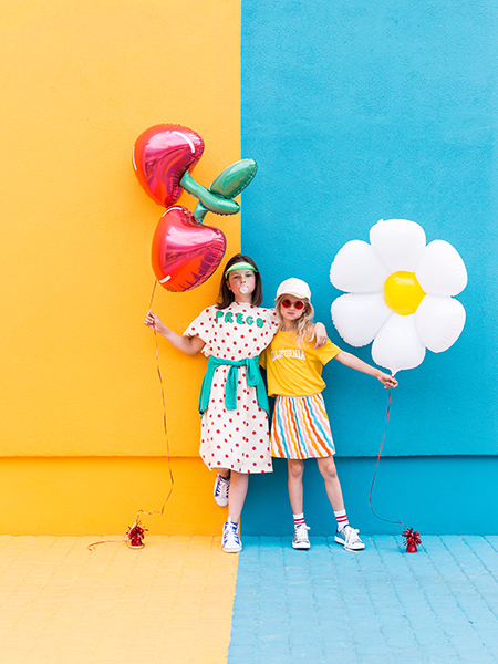 Giant White Daisy Foil Balloon, 40in