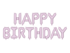 Giant Purple Happy Birthday Banner Foil Balloon, 133in