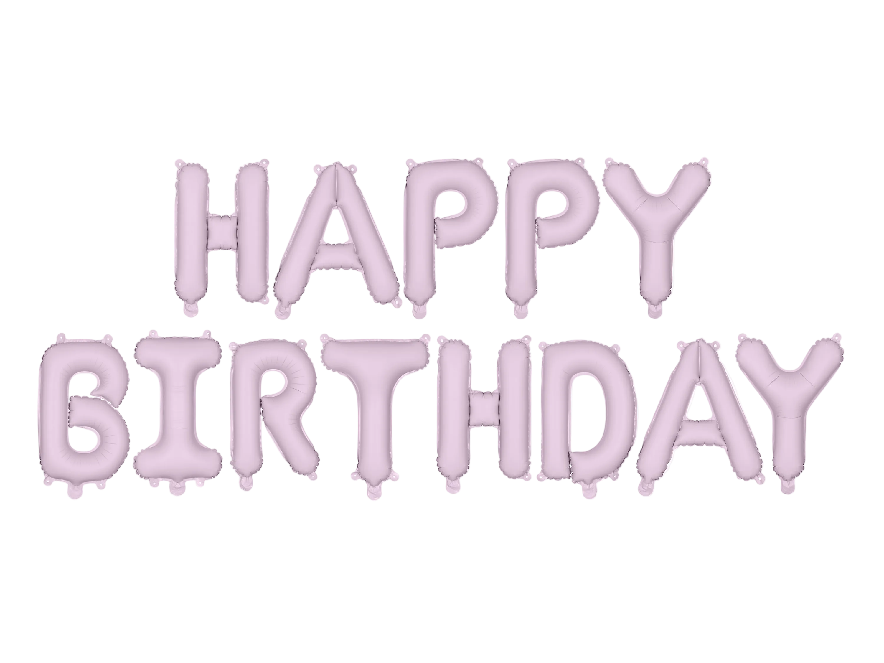 Giant Purple Happy Birthday Banner Foil Balloon, 133in