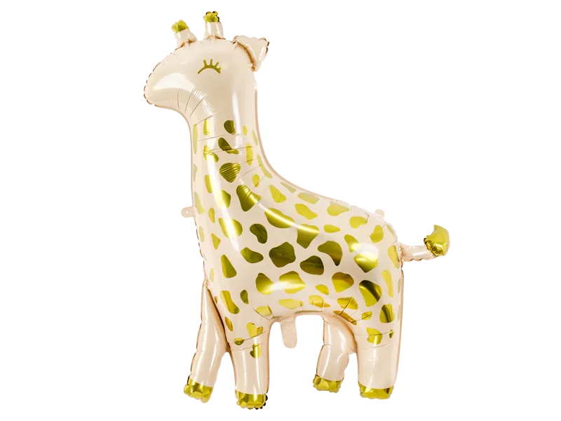 Giant Gold Giraffe Foil Balloon, 47in