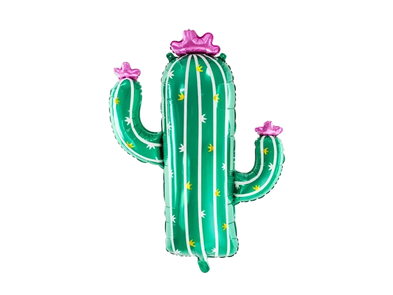 Green Cactus Foil Balloon, 32in