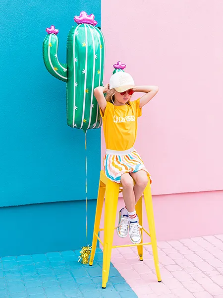 Green Cactus Foil Balloon, 32in