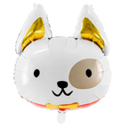 White Dog Foil Balloon, 17in