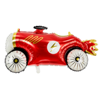 Giant Multicolor Race Car Foil Balloon, 43 in