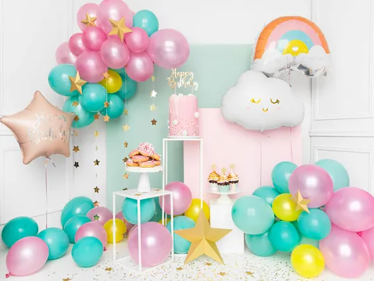 Rainbow Foil Balloon, 21in