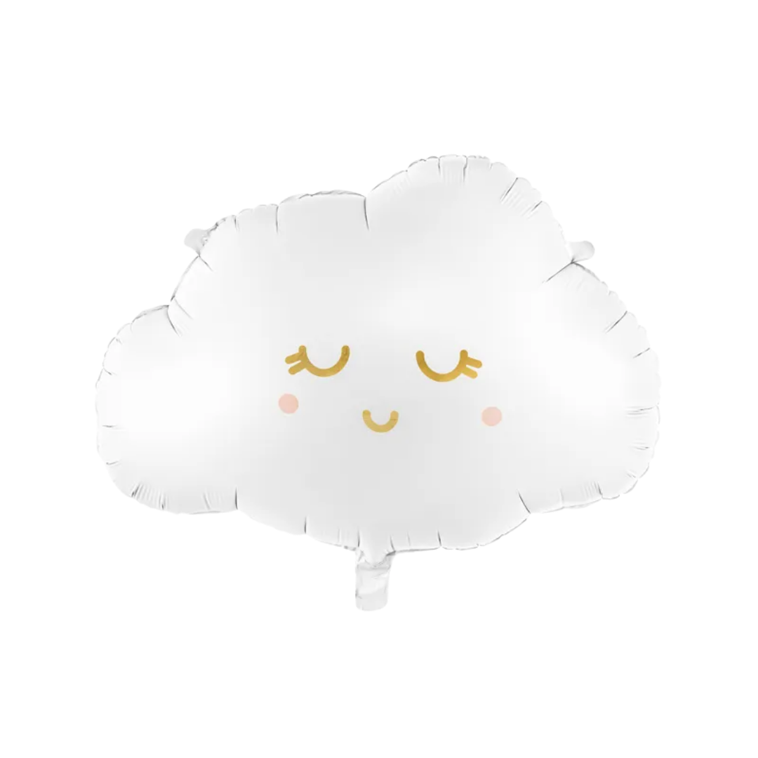 White Cloud Foil Balloon, 20in