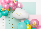 White Cloud Foil Balloon, 20in