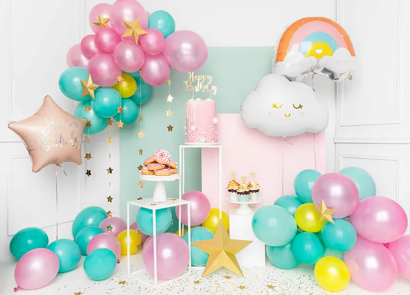 White Cloud Foil Balloon, 20in