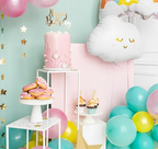 White Cloud Foil Balloon, 20in
