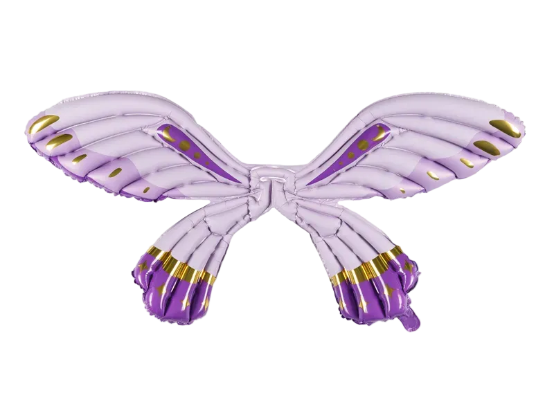 Giant Purple Butterfly Wings Foil Balloon, 41in