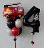 Fire Truck Birthday Balloons