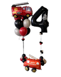 Fire Truck Birthday Balloons