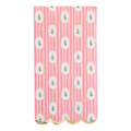 Pink Striped Floral Dinner Napkins