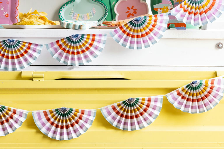 Fiesta Striped Fan Banner