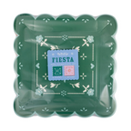 Pink and Green Fiesta Dinner Plates