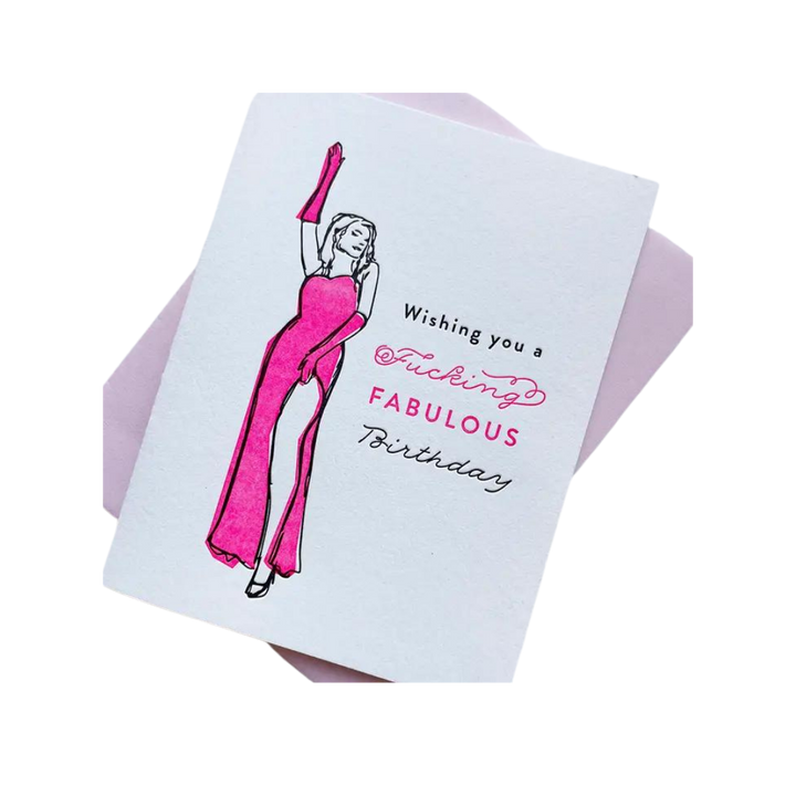 Wishing You a Fuckin Fabulous Birthday Card