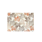 Multicolor fall leaves paper placemat with autumn leaf pattern Thanksgiving décor from Parte Haus party supply store in Bethesda Maryland