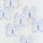 pastel butterfly plates with whimsical design kids birthday from Parte Haus party supply store in Bethesda Maryland
