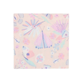 Peach pastel butterfly napkin with floral design spring theme from Parte Haus party supply store in Bethesda MD
