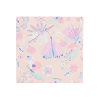 Peach pastel butterfly napkin with floral design spring theme from Parte Haus party supply store in Bethesda MD