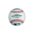 White baseball foil balloon shaped like a baseball for sports theme from Parte Haus party supply store in Bethesda MD.