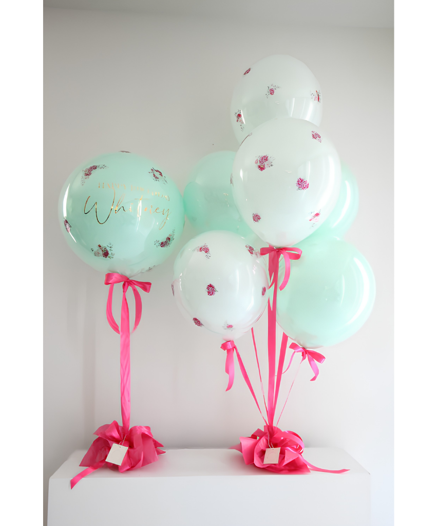 Frenchie Mint Personalized Balloons