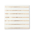 rose gold striped napkin with metallic lines elegant table decor from Parte Haus party supply store in Bethesda MD
