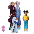 Colorful Frozen 2 Elsa Anna Olaf airwalker balloon for birthday theme from Parte Haus party supply store in Bethesda MD