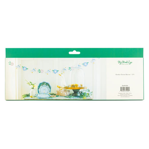 Pastel Garden Goose Paper Banner