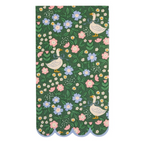 Green Goose Pattern Dinner Napkins