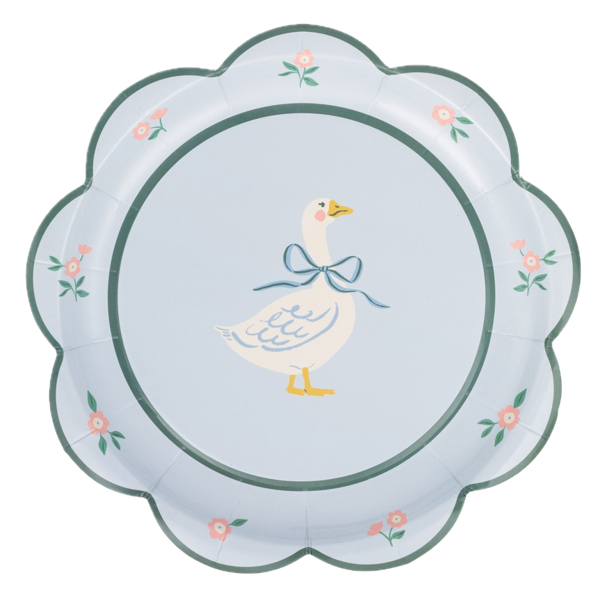 Blue Goose Dinner Plates