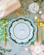 Blue Goose Dinner Plates