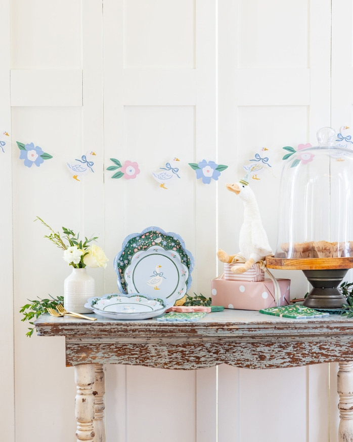 Blue Goose Dinner Plates