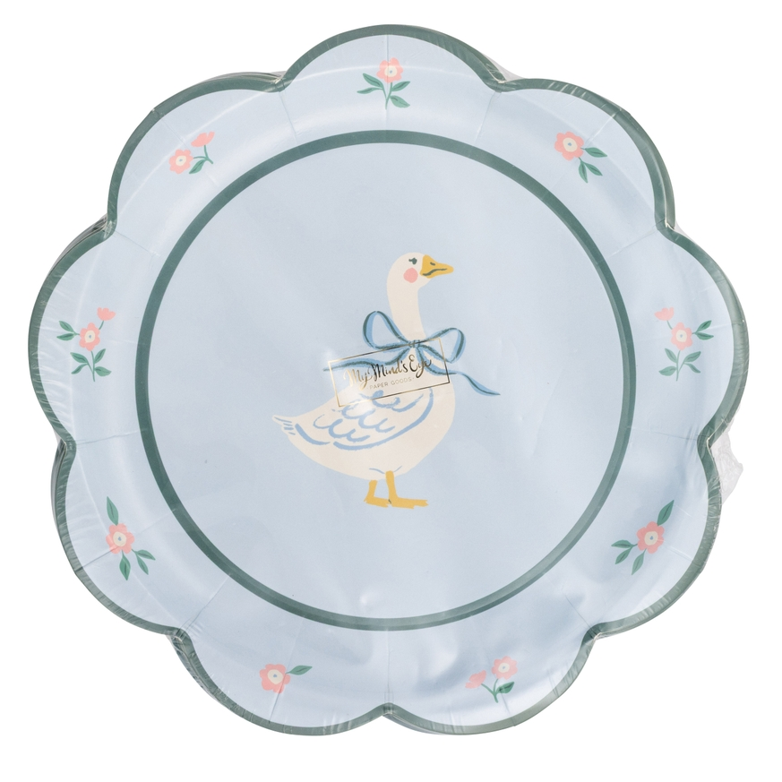 Blue Goose Dinner Plates