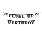 Black and White "Level Up" Banner