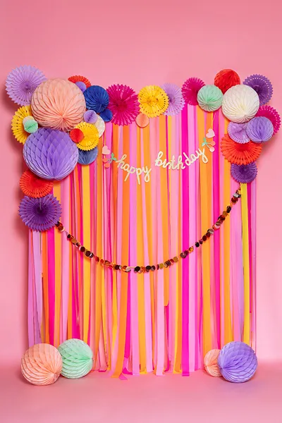 Gold Glitter "Happy Birthday" Banner