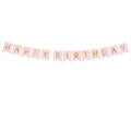 Pink "Happy Birthday" Banner