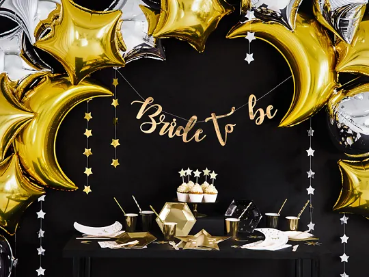 Gold "Bride to Be" Banner