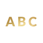 Gold Alphabet Banner